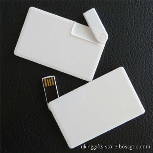 Customized Logo Credit Card USB Flash Pen Drive for USB2.0 Flash Disk